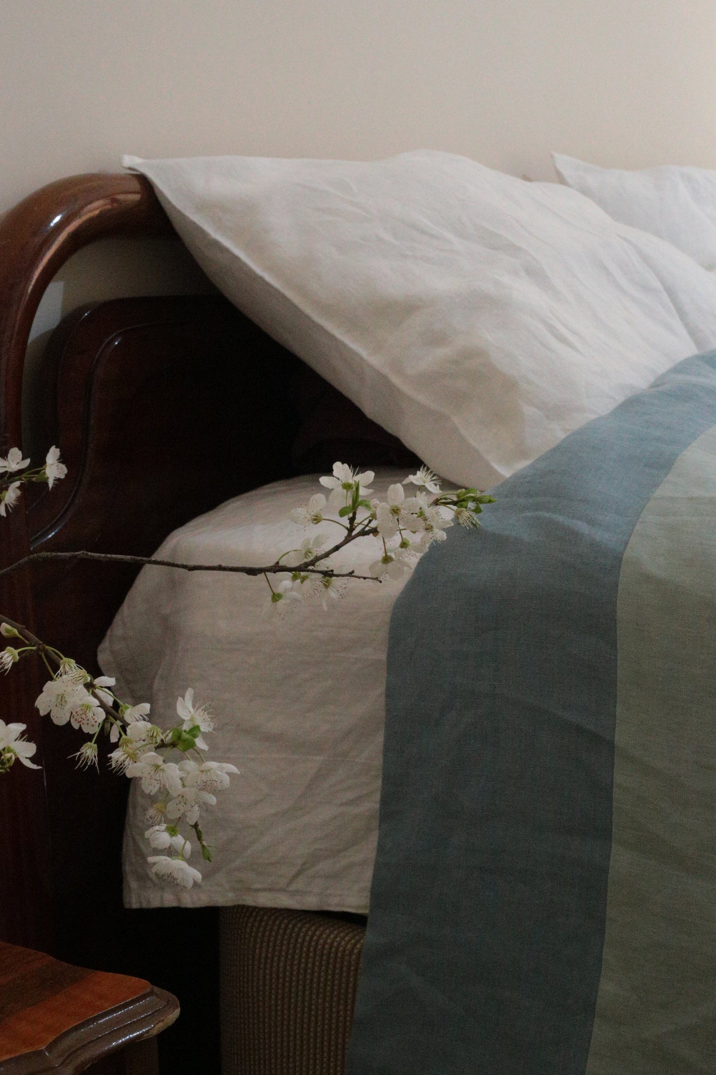 Patchwork linen duvet cover - US/UK King size