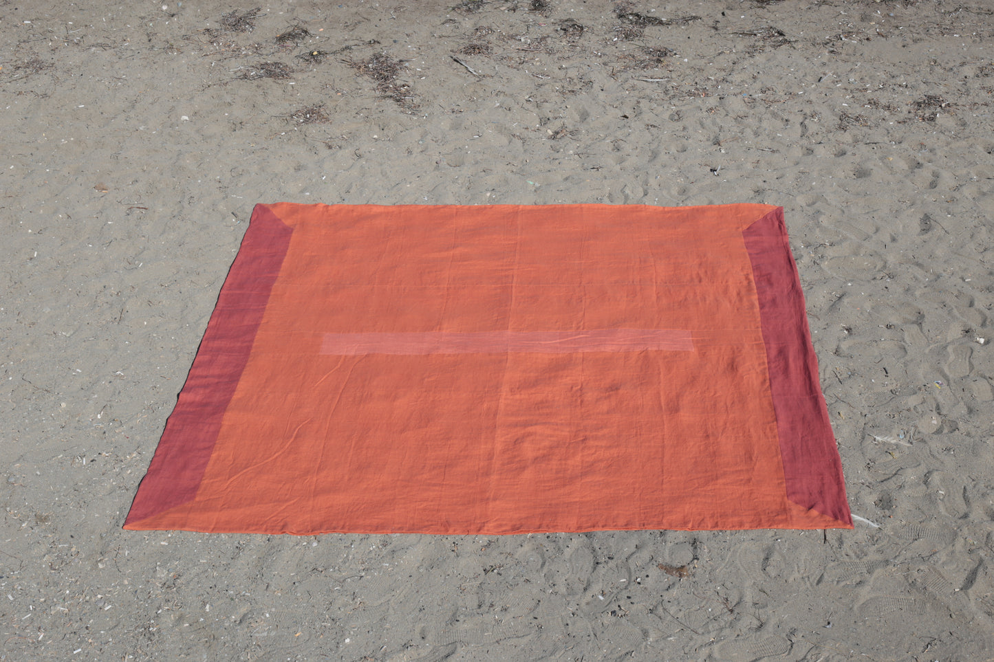 Patchwork linen duvet cover - Sunset - US/UK King size