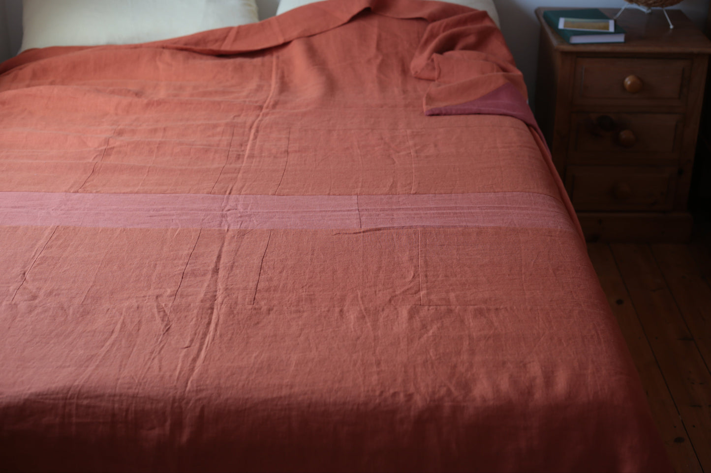 Patchwork linen duvet cover - Sunset - US/UK King size