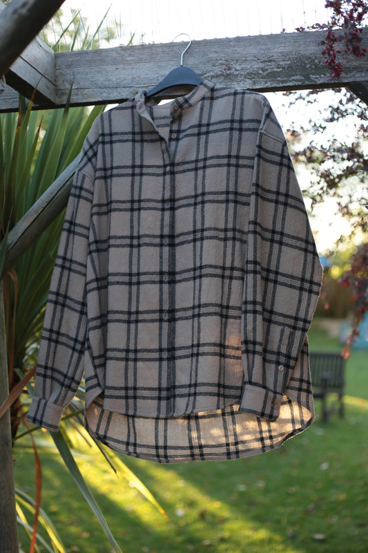 WANDERER Wool Flannel Shirt for women