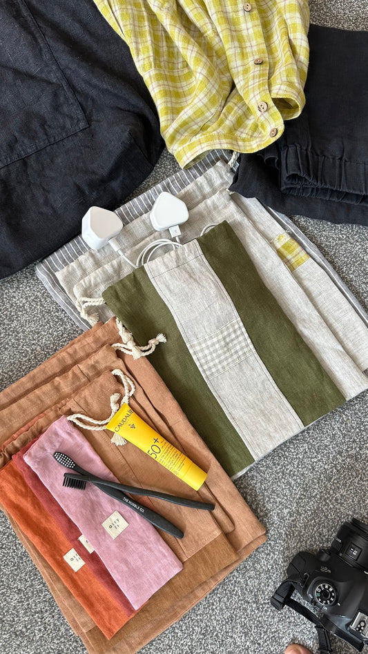 Traveller linen bag set