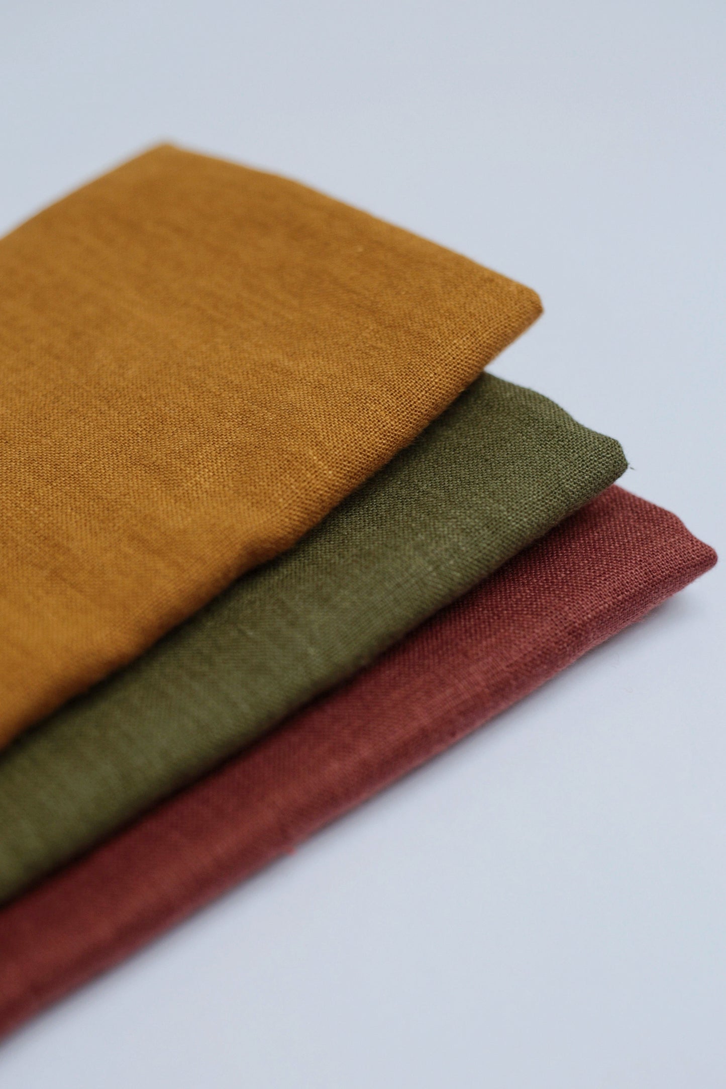 Linen Kitchen/Tea Towel in Honey Mustard color