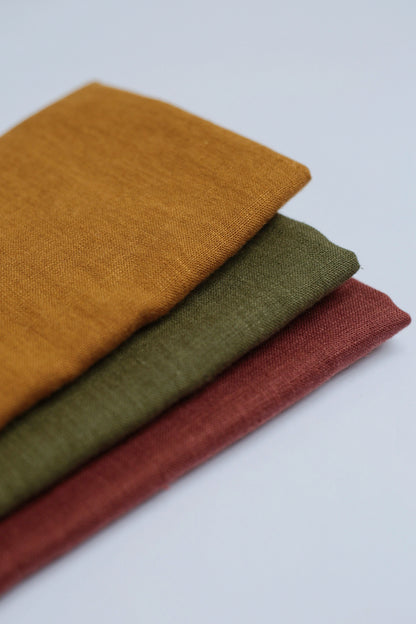 Linen Kitchen/Tea Towel in Honey Mustard color