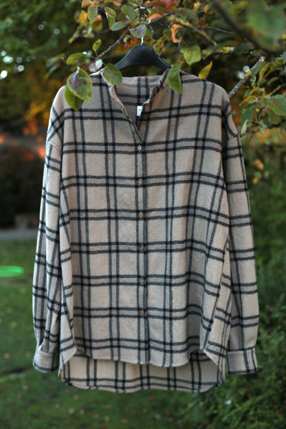 WANDERER Wool Flannel Shirt for women