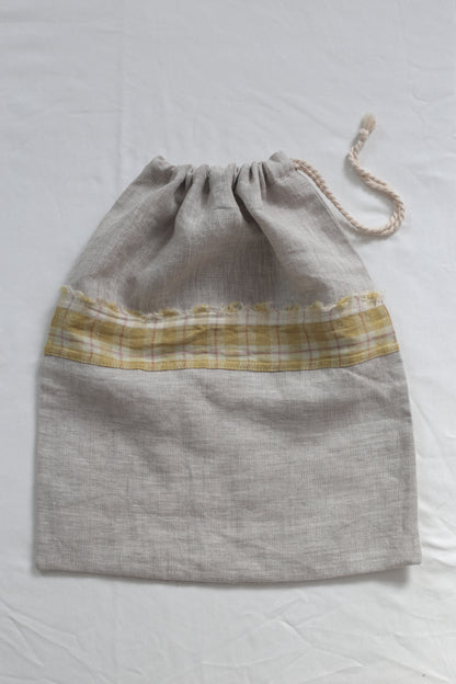 Sourdough linen set / Bread bag & Bowl cover