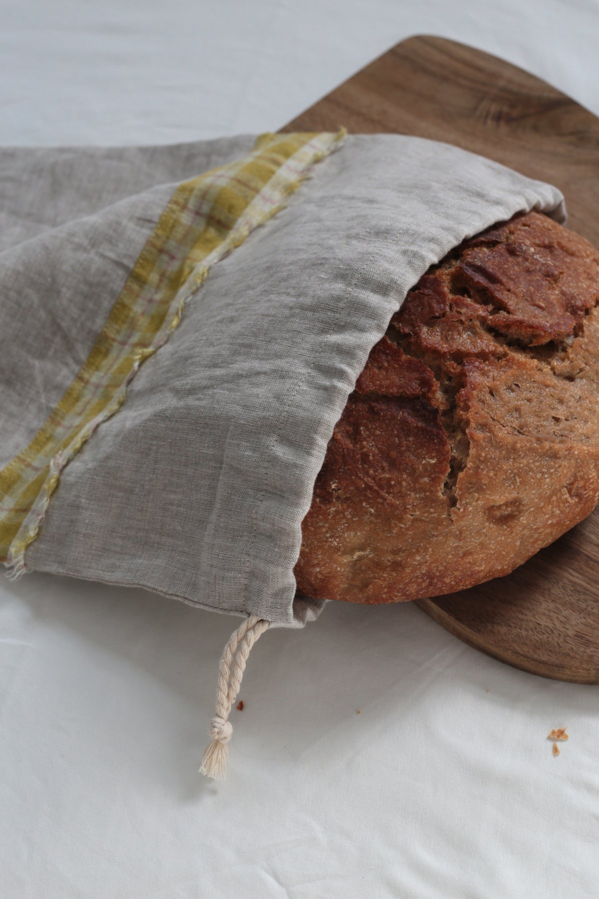 Sourdough linen set / Bread bag & Bowl cover