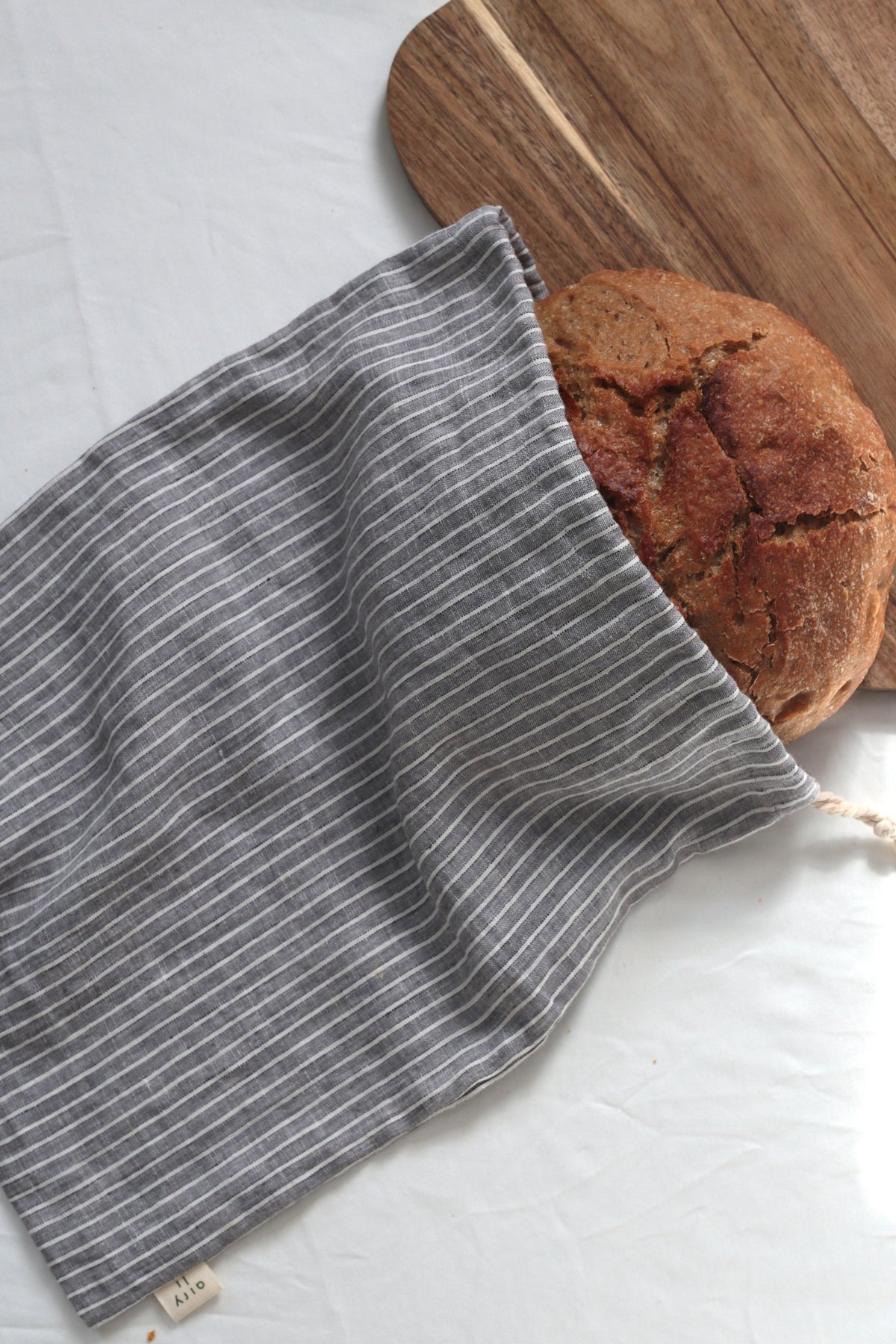 Sourdough linen set / Bread bag & Bowl cover