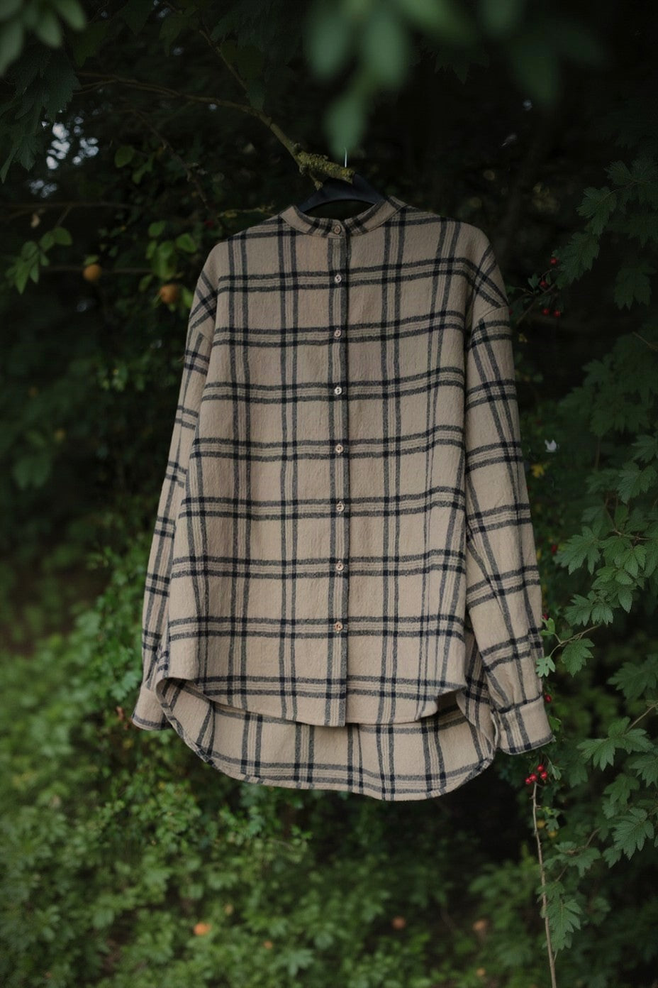 WANDERER Wool Flannel Shirt for women