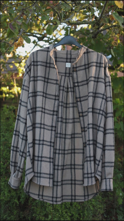 WANDERER Wool Flannel Shirt for women